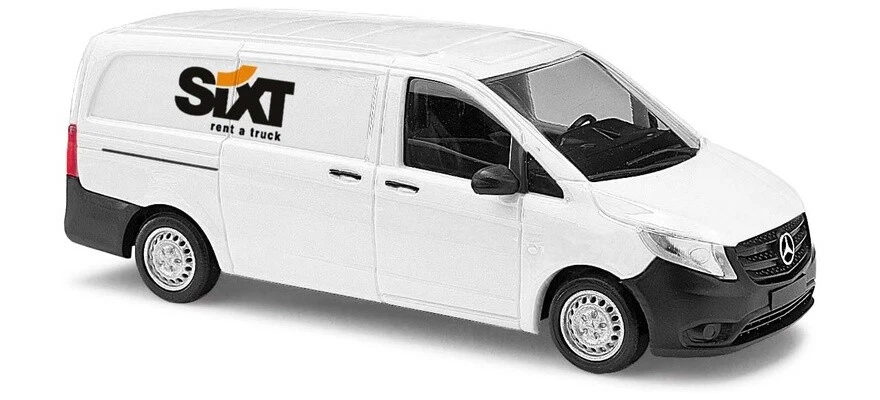 Busch 51197 MB  Mercedes Vito, società di autonoleggio "Sixt" scala H0 1/87  - Immagine 1 di 1