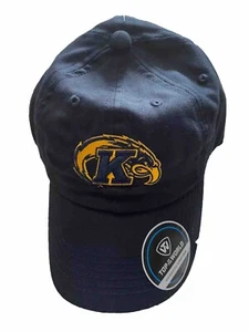 Kent State University verstellbare Unisex Baseballkappe goldene Blitze blau grau - 7 - Bild 1 von 12
