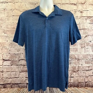 Camisa polo de rendimiento 32 Degrees Cool para hombre azul a rayas manga corta talla M - Imagen 1 de 7