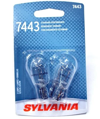 Sylvania Basic 7443 21/5.9W Two Bulbs Front Turn Signal Light Replace OE Lamp — 第 1/4 张图片