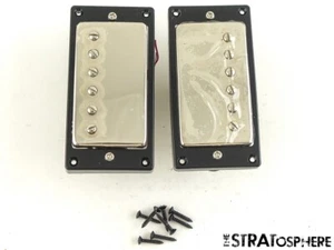 Epiphone Les Paul Tribute E1 Ceramic 700T 650R Humbucker BRIDGE NECK PICKUP SET - Picture 1 of 2