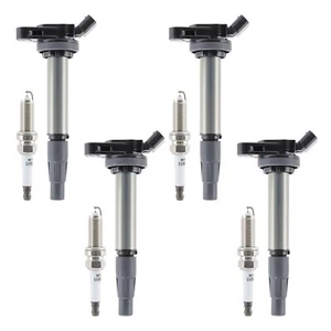 4x Ignition Coil & 4 Denso Iridium Spark Plug For Toyota Corolla Prius UF596 - Picture 1 of 10