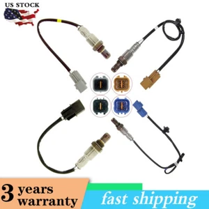 4PCS Oxygen Sensor Up+Down For Hyundai Santa Fe 3.3L V6 2013-2018 3.5L 2010-2012 - Picture 1 of 7