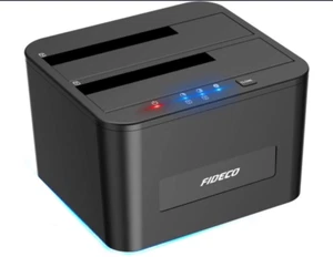 Station d'accueil pour disque dur, station d'accueil USB 3.0 SATA HDD pour 2,5 et 3,5 pouces - Photo 1/11