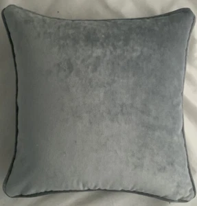A 16 Inch cushion cover In Laura Ashley Kendrick steel fabric - Picture 1 of 2