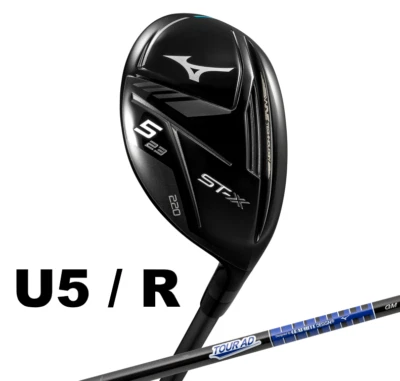 MIZUNO ST-X 220 HYBRID U5 23 deg R-FLEX TOUR AD GM U GRAPHITE SHAFT UTILITY 5H - Image 1 of 4