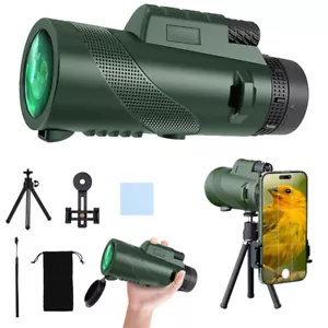 80X100 Binoculars Super High Power Portable Monocular Telescope Hunting Camping - Picture 1 of 8