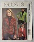 McCall's M5935 Size EE 14 16 18 20 Misses' Lined Jackets Uncut
