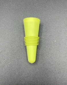 Rubber Bottle Stoppers Glass Wine Stoppers Wedding Wine Stopper Green Set of 3 - Picture 1 of 3