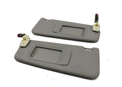 2010-2016 BMW 528i 535i 550i (F10) FRONT LEFT & RIGHT SUNVISOR SHADE SET(GRAY) - Image 1 of 4