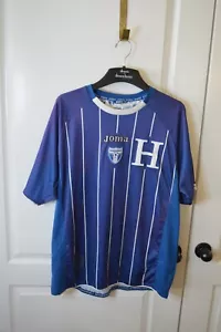 Joma Honduras Futbol Jersey Size XL Blue Purple White Pinstriping - Picture 1 of 17