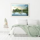 Lake & Forest Scenery Photograph Print Premium Poster High Quality choose sizes