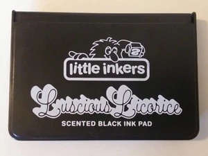Vintage Hallmark Cards Little Inkers Luscious Licorice Scented Black Ink Pad 80s - Picture 1 of 4
