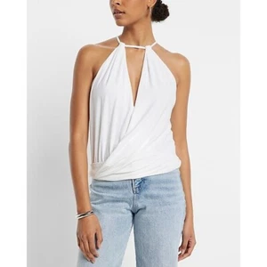Top Cami Express Surplice Recortado Halter M - Imagen 1 de 7
