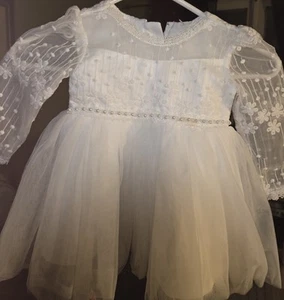 Baby Mädchen Taufkleid Taufkleid - Bild 1 von 4