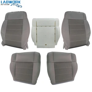 Seat Cover Set Front With Holes Includes Driver Cushion For Jeep Wrangler 07-12 - Picture 1 of 21