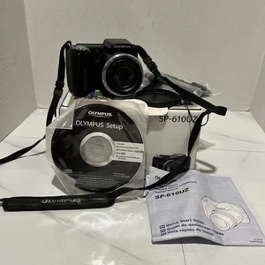 Olympus SP-610UZ 14 Megapixel HD/3D 22x Wide w/Strap, CD & Instructions In Box - Picture 1 of 7