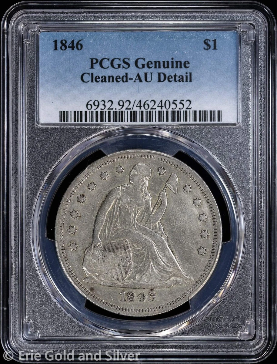 PCGS 1846 Year Seated Liberty US Dollars (1840-1873) for sale | eBay