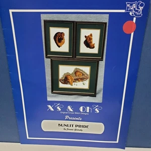 X's & Oh's "Sunlit Pride" Lions Counted Cross Stitch Pattern by Joanne Gatenby - Picture 1 of 5