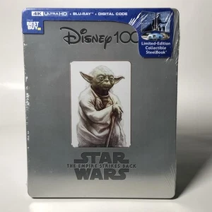 Star Wars Empire Strikes back (4k UHD) Disney 100 Steelbook - Best Buy OOP New - Picture 1 of 22