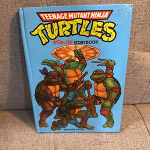 Teenage Mutant Ninja Turtles Vintage Pop-Up Storybook Random House 1990 Nice - Picture 1 of 4