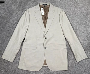 Banana Republic Suit Coat Blazer Mens 42R Wool Reda Flexo Italian Wedding NEW - Picture 1 of 11