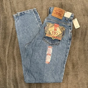 Vintage Levis 550 Jeans Womens Size 8 Relaxed Fit Tapered Leg 31” Inseam NEW - Picture 1 of 9