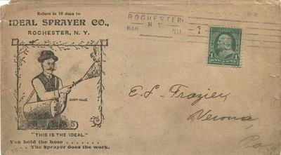 Advertising Cover Rochester NY Ideal Sprayer Co Agricultural Sprayer Design 1901 - Image 1 of 3