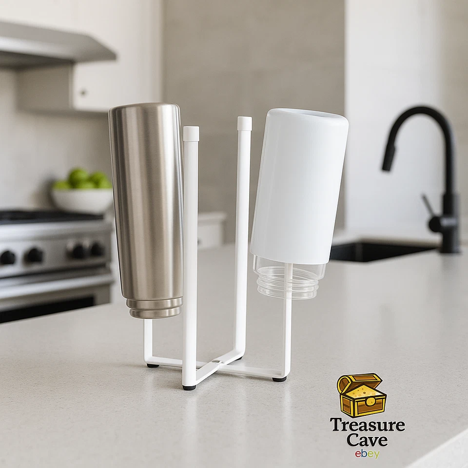 Soporte Multi Eco - Secador de botellas, soporte para bolsas y organizador de mostrador de cocina Foto 1 de 4