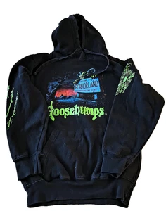 Sudadera con Capucha Piel de Gosebumps Pequeña Horrorland R L Stine Pullover Telaraña Libro de Miedo - Imagen 1 de 9