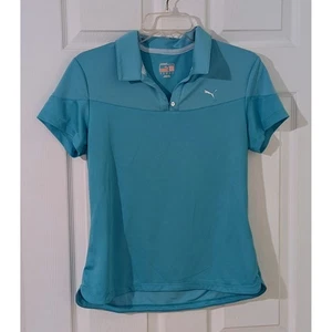 Puma Sportlifestyle Polo Golf Blu Turchese Donna Taglia M DryCELL - Foto 1 di 8