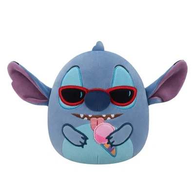Squishmallows SQDI01086 - Stitch mit Eiswaffel 25 cm, offizielles Jazwares Plüsc