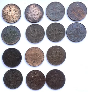 Lot 14 Pieces 10 CENTIMES France Dupuis REF82807 - Picture 1 of 2