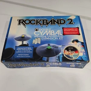 NEW Rock Band 2 Double Cymbal Expansion Kit Rockband Wii PS3 Xbox 360 Brand New - Picture 1 of 8