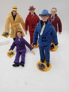 1990 Dick Tracy, figuras de aplausos (5 figuras, 4 soportes) #uib5 - Imagen 1 de 6