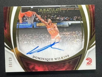Автоматическое сцепление Dominique Wilkins 2024-25 Panini Immaculate Collection 43/99 - Изображение 1 из 2