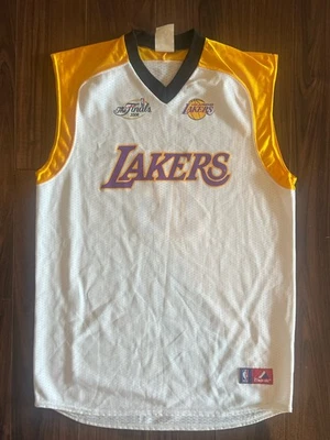 Majestic NBA Los Angeles Lakers NBA Finals Jersey Pau Gasol White Size XL NWOT - Image 1 of 4