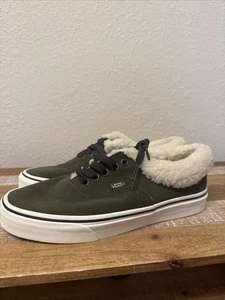 Vans Auténticas Sherpa Hoja de Uva Verde Tenis Zapatos de caña baja para Mujer’s 9 - Imagen 1 de 8
