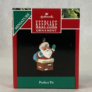 Hallmark Andenken Weihnachtsschmuck - perfekte Passform - 1990 Vintage neu in Box - Bild 1 von 9
