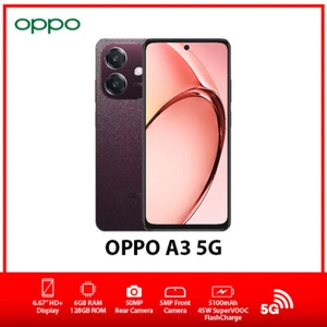 NEW OPPO A3 Unlocked Dual SIM Global Android Mobile Phone AU – Red/6GB+128GB - Picture 1 of 6