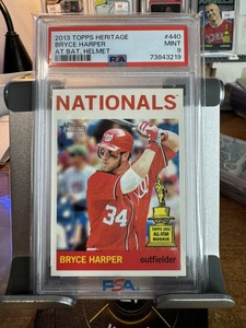 2013 Bryce Harper Rookie Topps Heritage  #440 Short Print SP Action Variation
