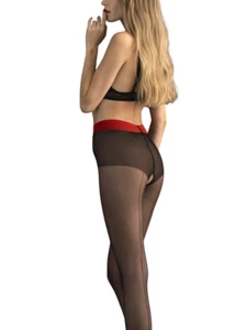 Strumpfhose 20DEN Ouvvert S-XL Nylons Feinstrumpfhose Schritt offen Firelight - Bild 1 von 11