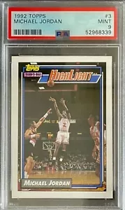 1992-93 Topps Michael Jordan π #3 PSA 9 Mint! - Picture 1 of 1