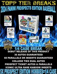 CINCINNATI REDS 2024 PANINI PROSPECT EDITION 5X HOBBY 1/4 CASE BREAK #4056 - Picture 1 of 7