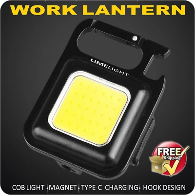 LED CAMPING WORKSHOP EMERGENCY 4X4 FLOODLIGHT 500 lm BOTTLE OPENER KEY CHAIN AU - Image 1 of 4