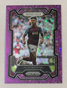 2023-24 Panini Prizm EPL Breakaway Prizms púrpura #112 Ollie Watkins/25 - Imagen 1 de 2