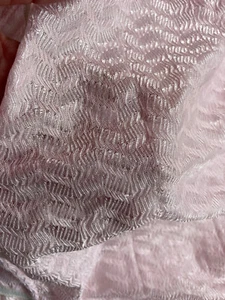 Vintage Granny Panties NOS Pink Silky Sheer Gauze Satin Nylon Sissy Shimmer - Picture 1 of 3
