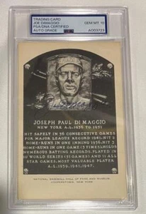 Joe DiMaggio - New York Yankees Autographed / Signed TCMA Postcard - PSA/DNA - Picture 1 of 1
