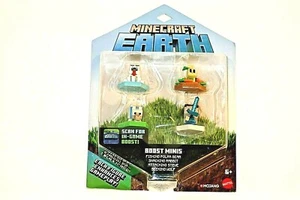 Neu Minecraft Earth Boost Mini 4er Pack Eisbär sucht Wolf Snacking Rabbit - Bild 1 von 2
