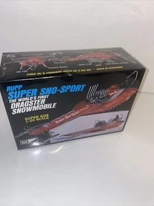 2008 MPC #701 Rupp Super Sno-Sport Dragster Snowmobile 1/20 Scale Model Kit New - Picture 1 of 4